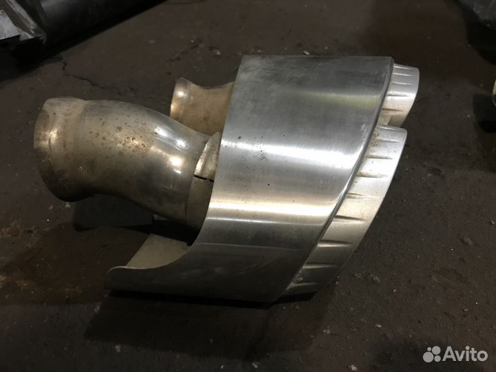 Насадка левая глушитель Порше Панамера GTS turbo