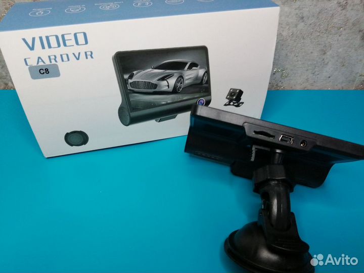 Видеорегистратор+камера заднего хода Cardvr c8