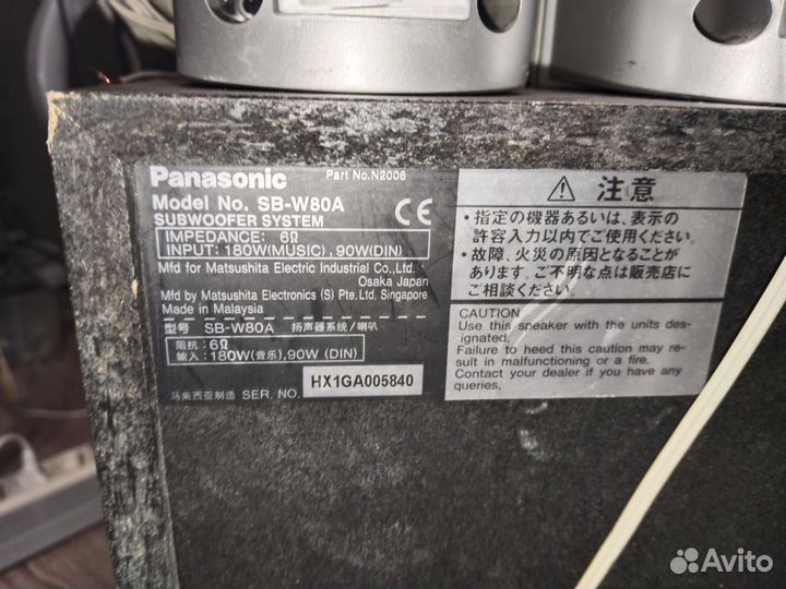 Колонки 5.1 Panasonic