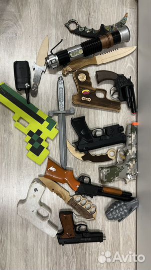 Детские игрушки оружие