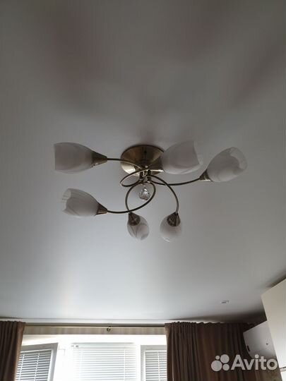 Люстра потолочная бу