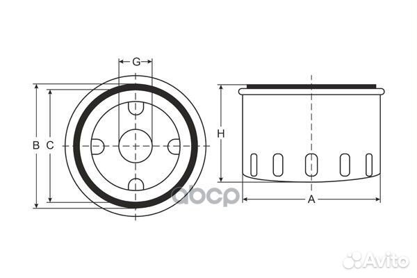 Фильтр масляный mannol SCT SM 121 hyundai solar