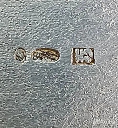 Серебряный портсигар 