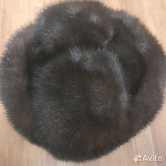 Норковая шапка мужская