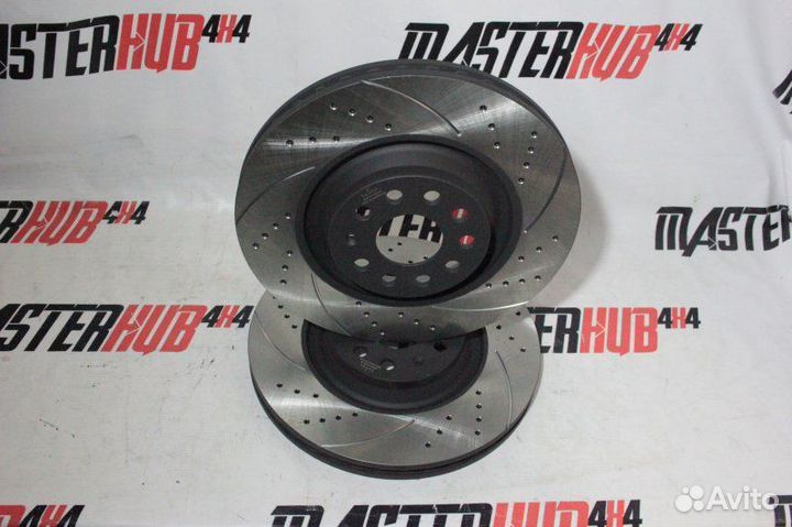 Тормозной перфорированный диск Шкода Октавия