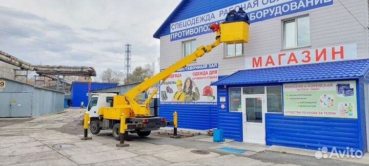 Аренда и услуги телескопической автовышки, 15 м