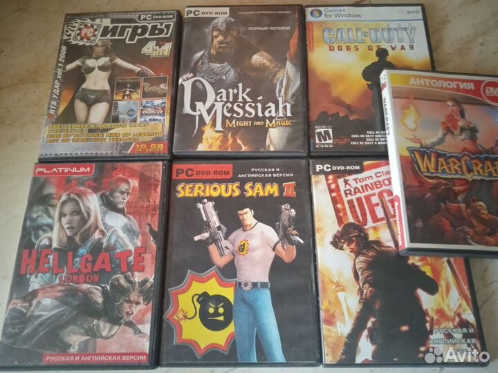 DVD диски игры за все