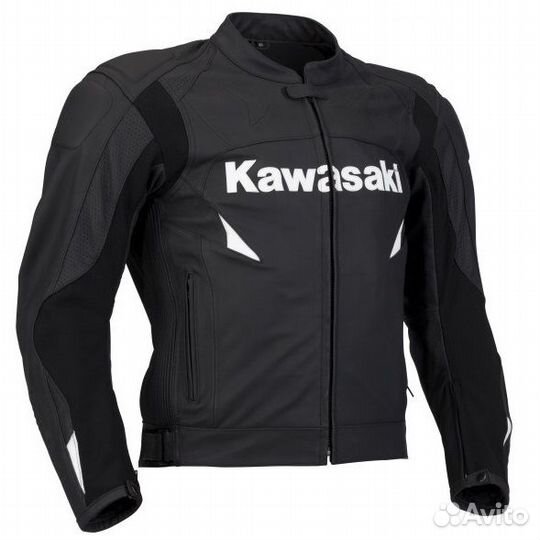 Кожаная мотокуртка Kawasaki Ginza р-р L