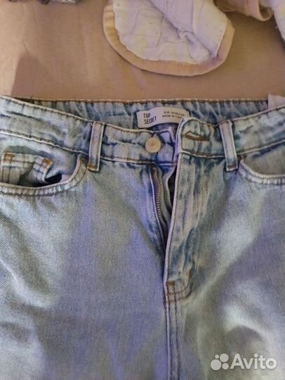Джинсы мом женские 40 42