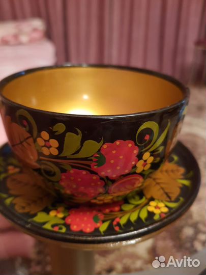 Набор посуды хохлома