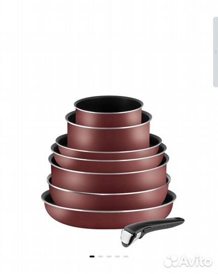 Набор посуды tefal 6 предметов новый