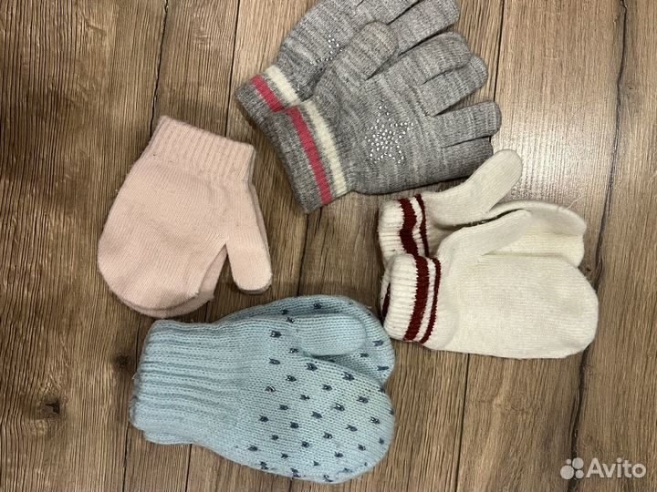 Шапки на девочку 86-92 пакетом