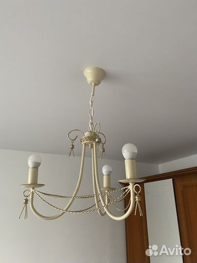 Люстра потолочная подвесная бу