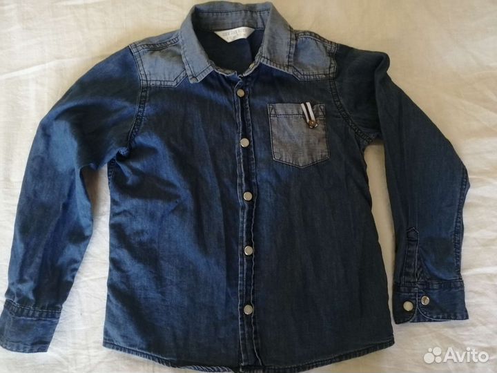 Джинсовая рубашка