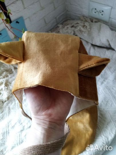 Чепчик Хомячок с нагрудничком