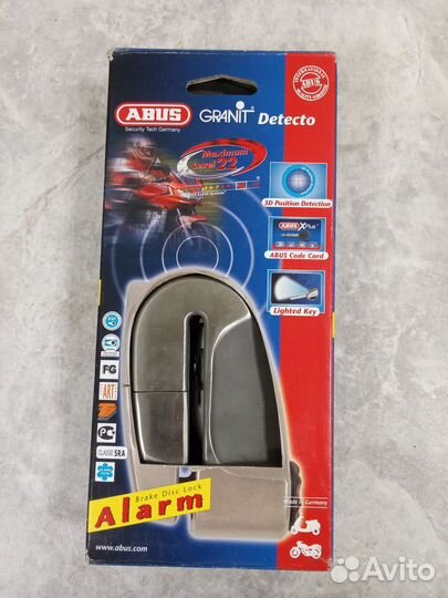 Противоугонный замок для мотоцикла abus granit