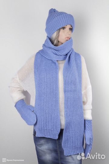 Вязание на заказ: шапки, шарфы, варежки, перчатки