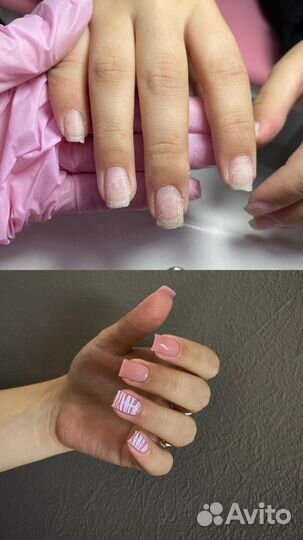 Маникюр гель лак