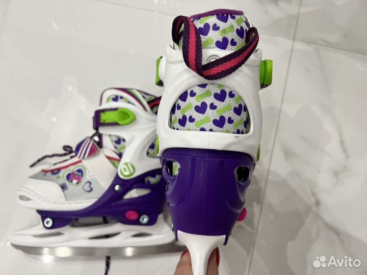 Коньки детские раздвижные 26-29