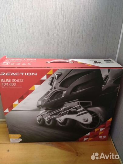 Ролики детские reaction rainbow