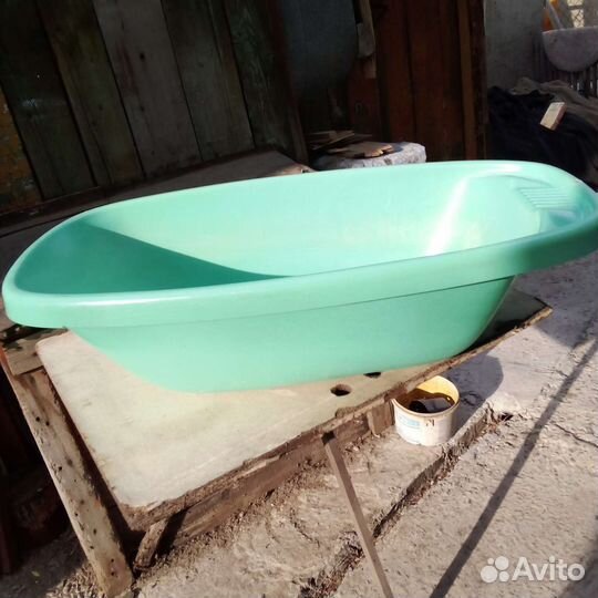 Развивающий коврик, ванночка, горка для купания