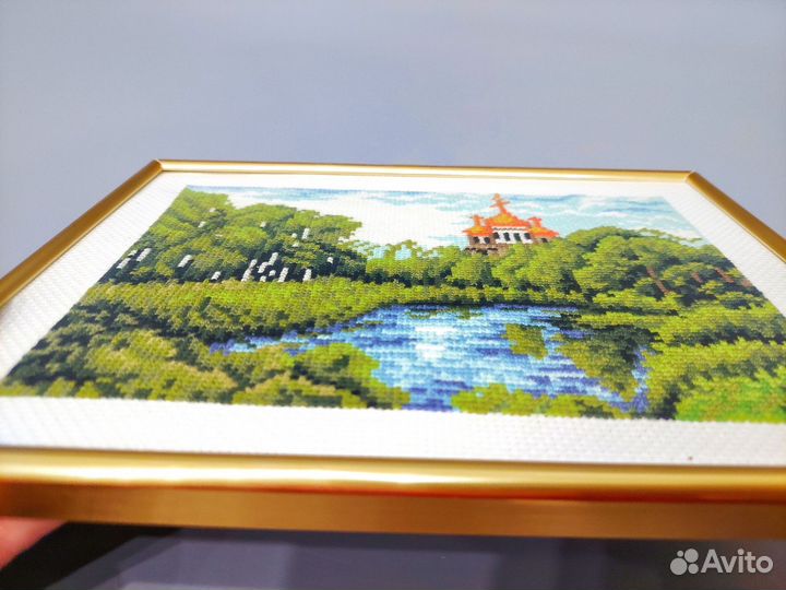 Картина вышитая крестом