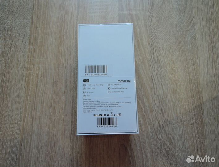 Видеорегистратор Xiaomi Mijia DDPai Mini 512Mb