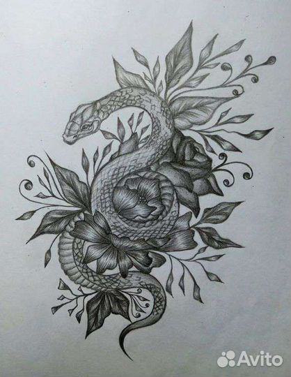 Рисунки/эскизы тату на заказ