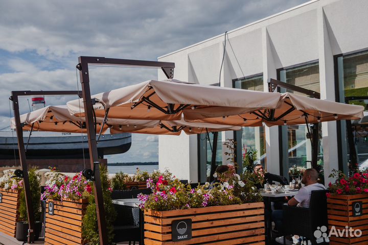 Зонты для летнего кафе
