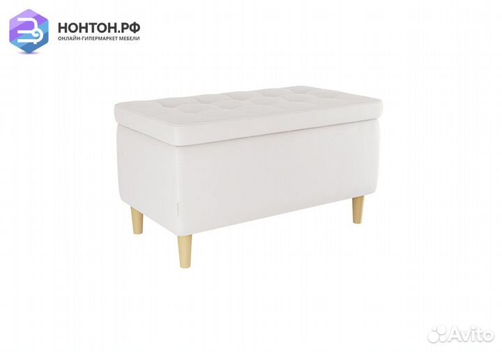 Пуф Чарли белый