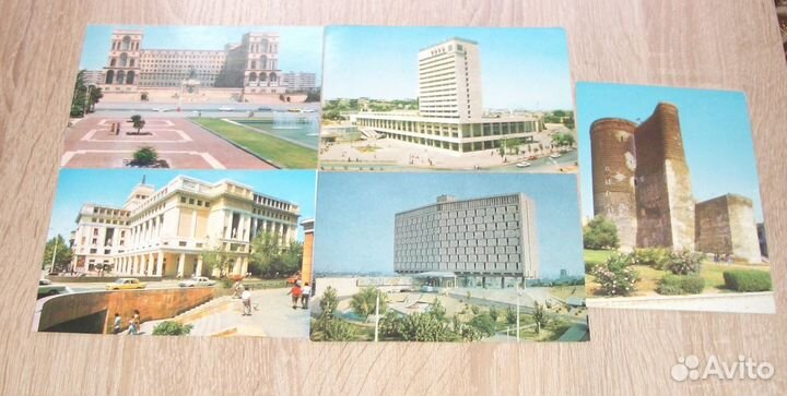 Баку. Киев. Рига. Советские открытки