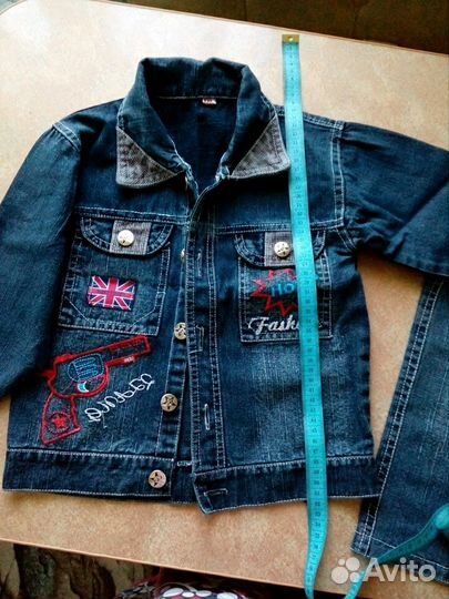 Джинсовый костюм для мальчика