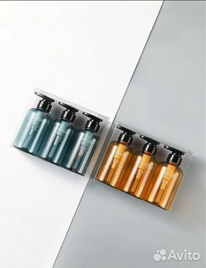 Набор бутылочек для ванной с дозатором 500мл