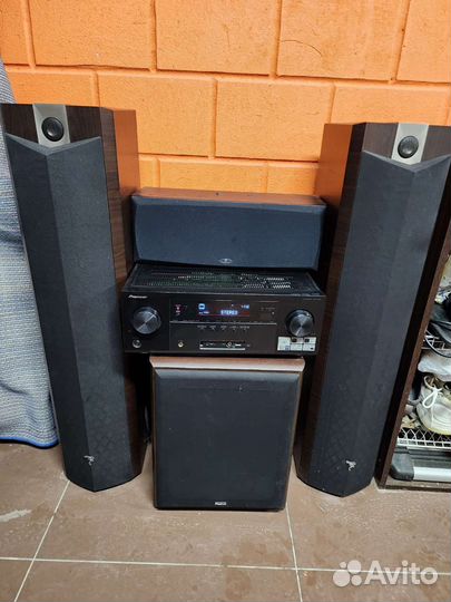 Акустика Fokal 716 V + Ресивер 7.2 Pioneer 922-K+