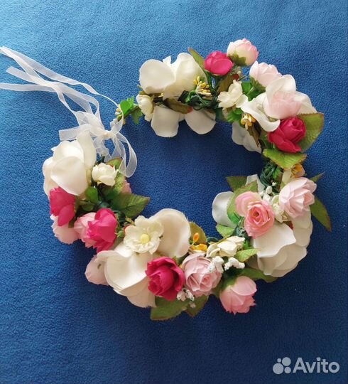Венок на голову из цветов