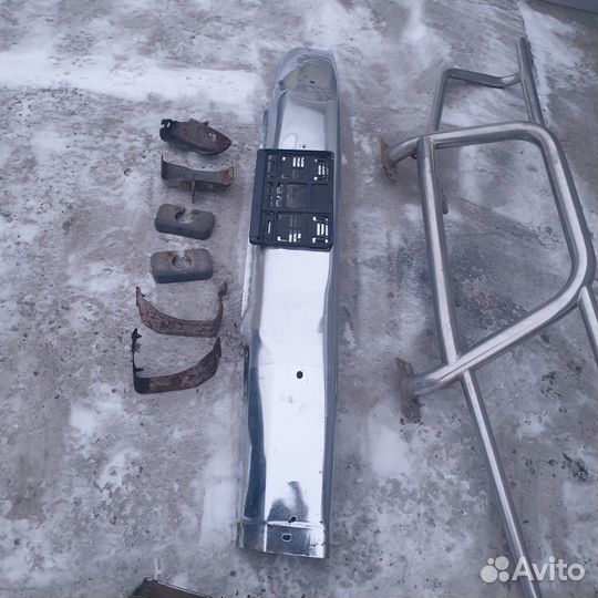 Бампер передний тойота ленд крузер 70