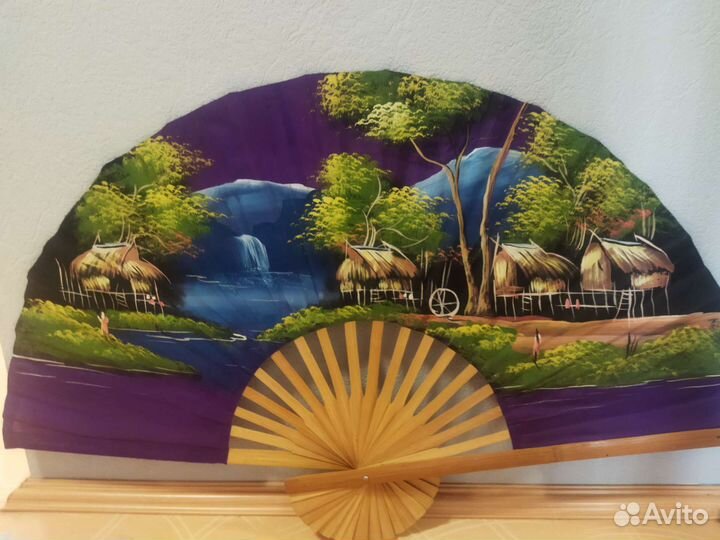 Веер интерьерный, складной