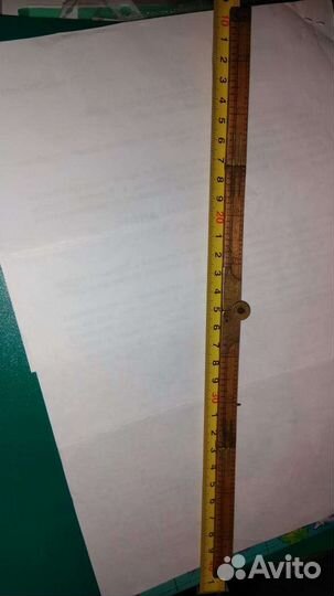 Старинная Линейка 1892г (дерево латунь) London