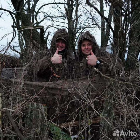 Маскировочная сеть 6х1,47, цвет Темный кустарник