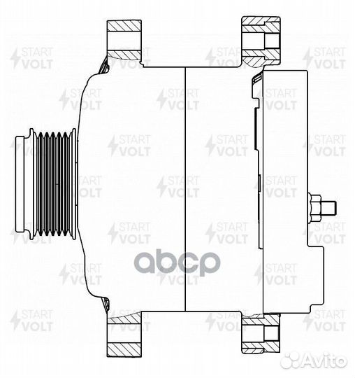 Генератор для а/м Hyundai/KIA Sportage III (10
