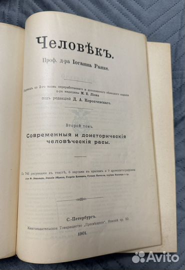 Антикварные книги 1900 год