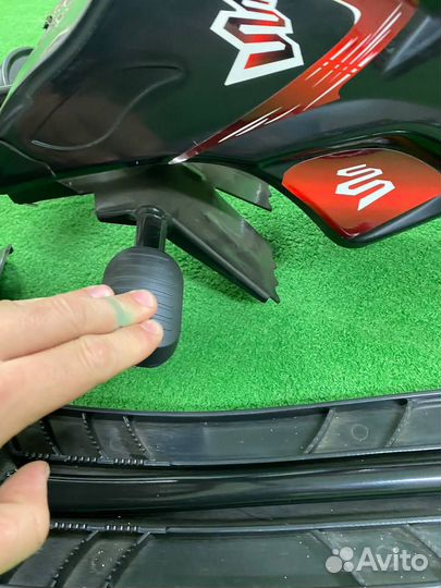 Снегокат детский с ручкой, стальная рама / Отправк