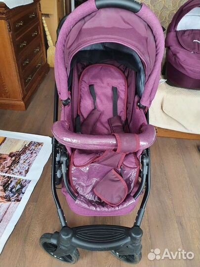 Коляска 2 в 1 Riko Bruno Natural