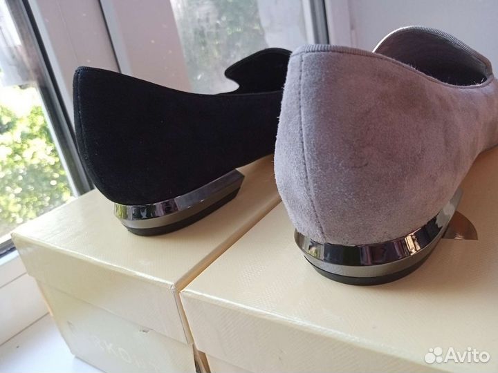 Туфли berkonty натуральная замша 39р-р