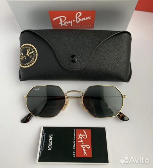 Очки ray ban octagonal черный