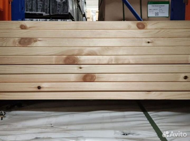 Доска строганая 28*120*2000 мм сорт AB скругление
