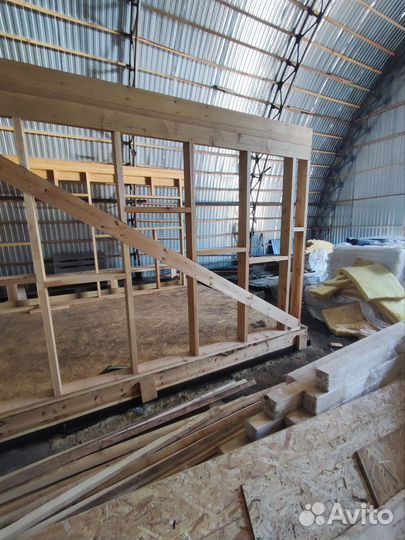 Строительство каркасных и модульных домов, бань