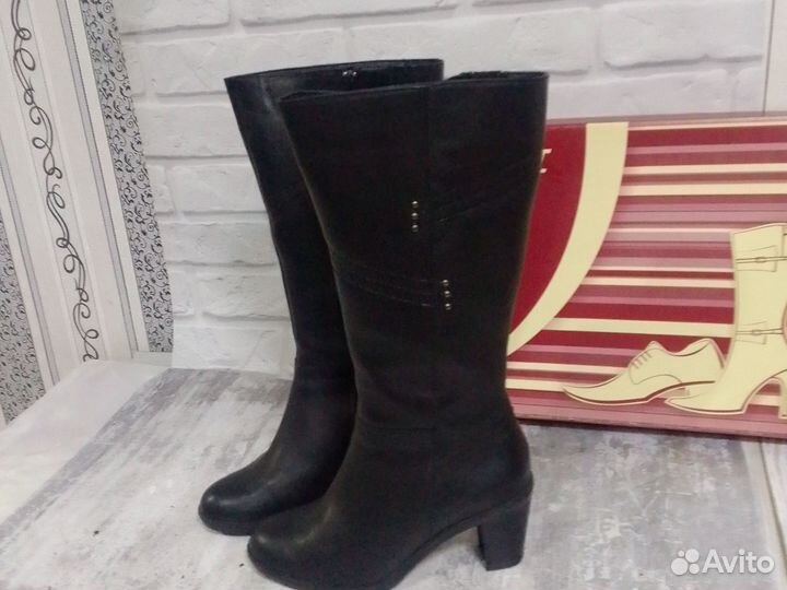Сапоги женские зимние натуральная кожа 38р
