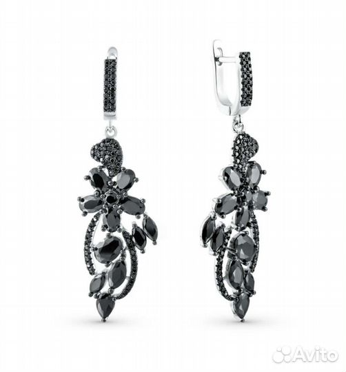 Серебряные серьги