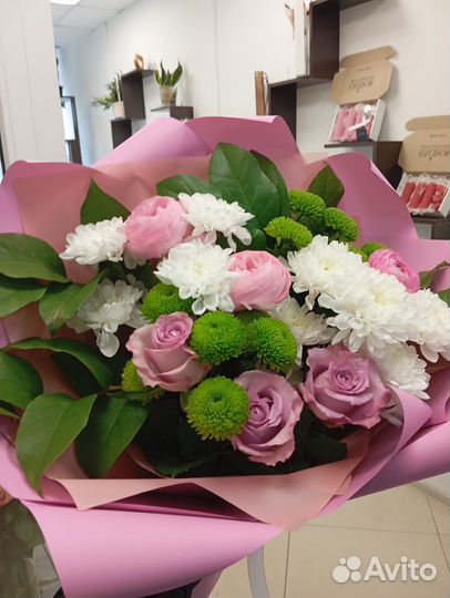 Живые цветы букеты